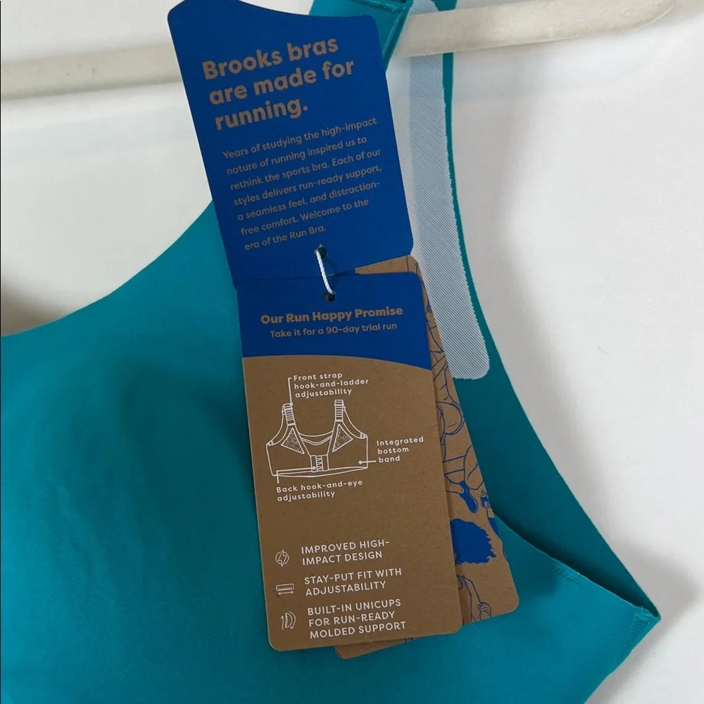 NWT Brooks Run Sports Bra Dare Scoopback 2.0 40 C/D High Impact